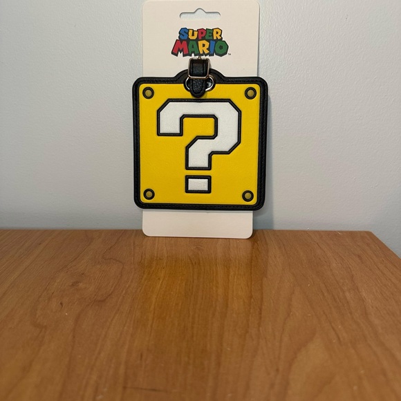 Super Mario Luggage Bag Tag Official 2017 Bioworld Nintendo Licensed Product - Picture 1 of 4